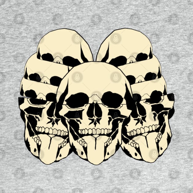 group of skulls by dadesignerhimself